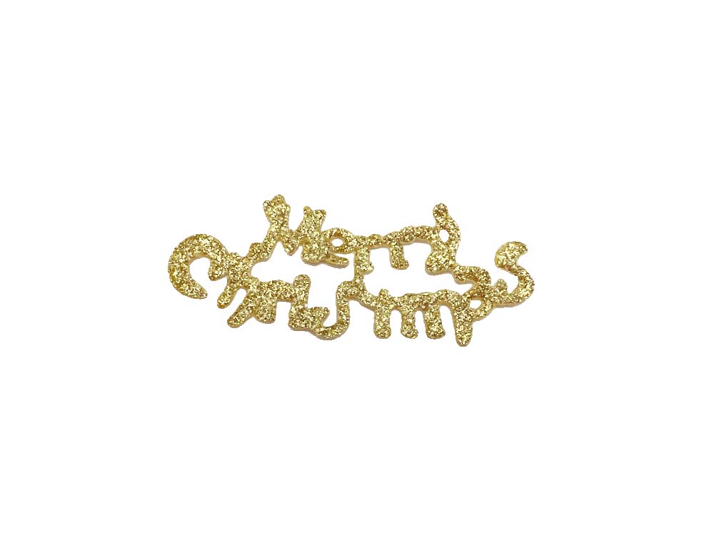 APLIQUE MERRY CHRISTMAS 6.5CM