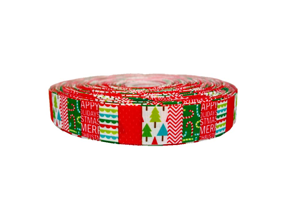 FAYA ESTAMPADOS NAVIDEÑOS 2.5CM