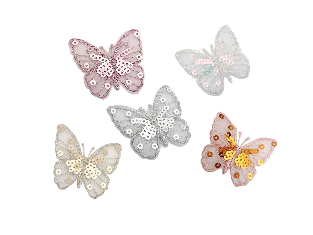 MARIPOSA LENTEJUELAS 4.5CM