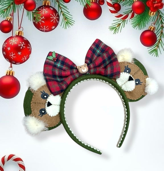 DIADEMA NAVIDEÑA OSO