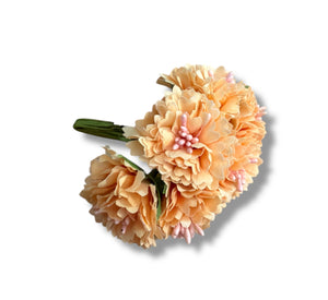 FLOR CLAVEL CON PISTILOS 3CM