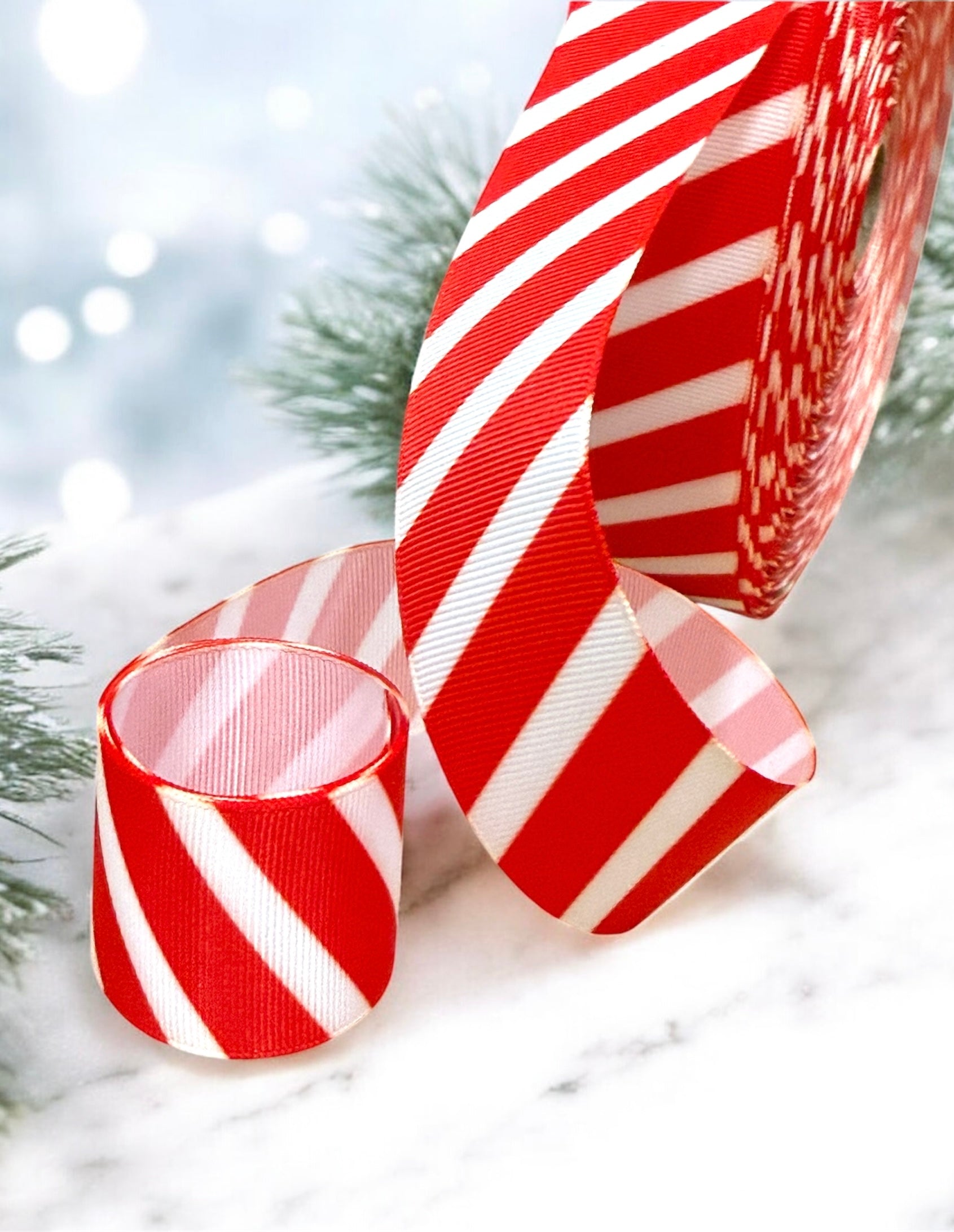 CINTA FAYA RAYAS DIAGONALES 3.8cm DE ANCHO