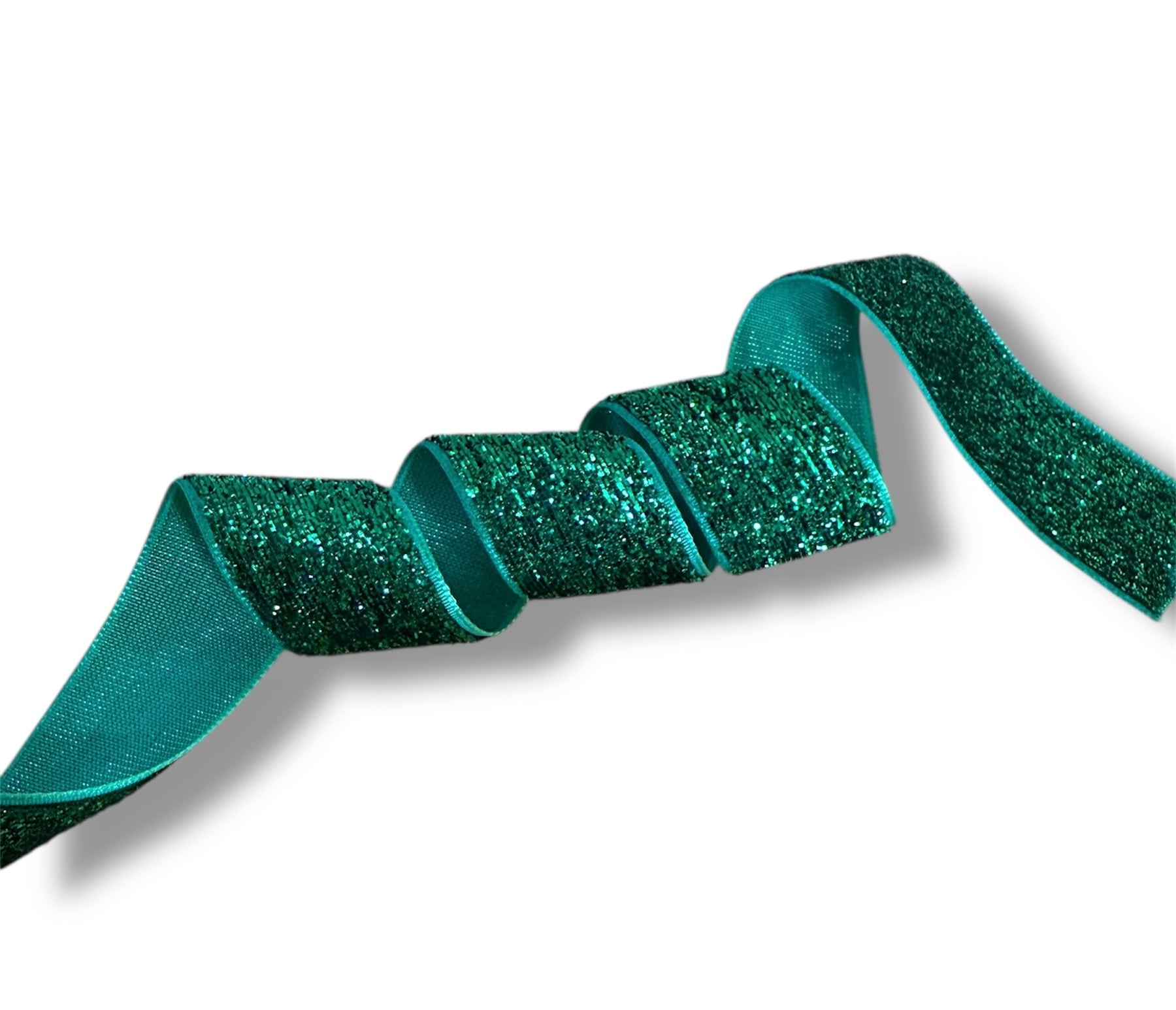 CINTA TERCIOPELO BRILLANTE 1CM