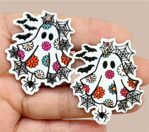 FANTASMA CON FLORES