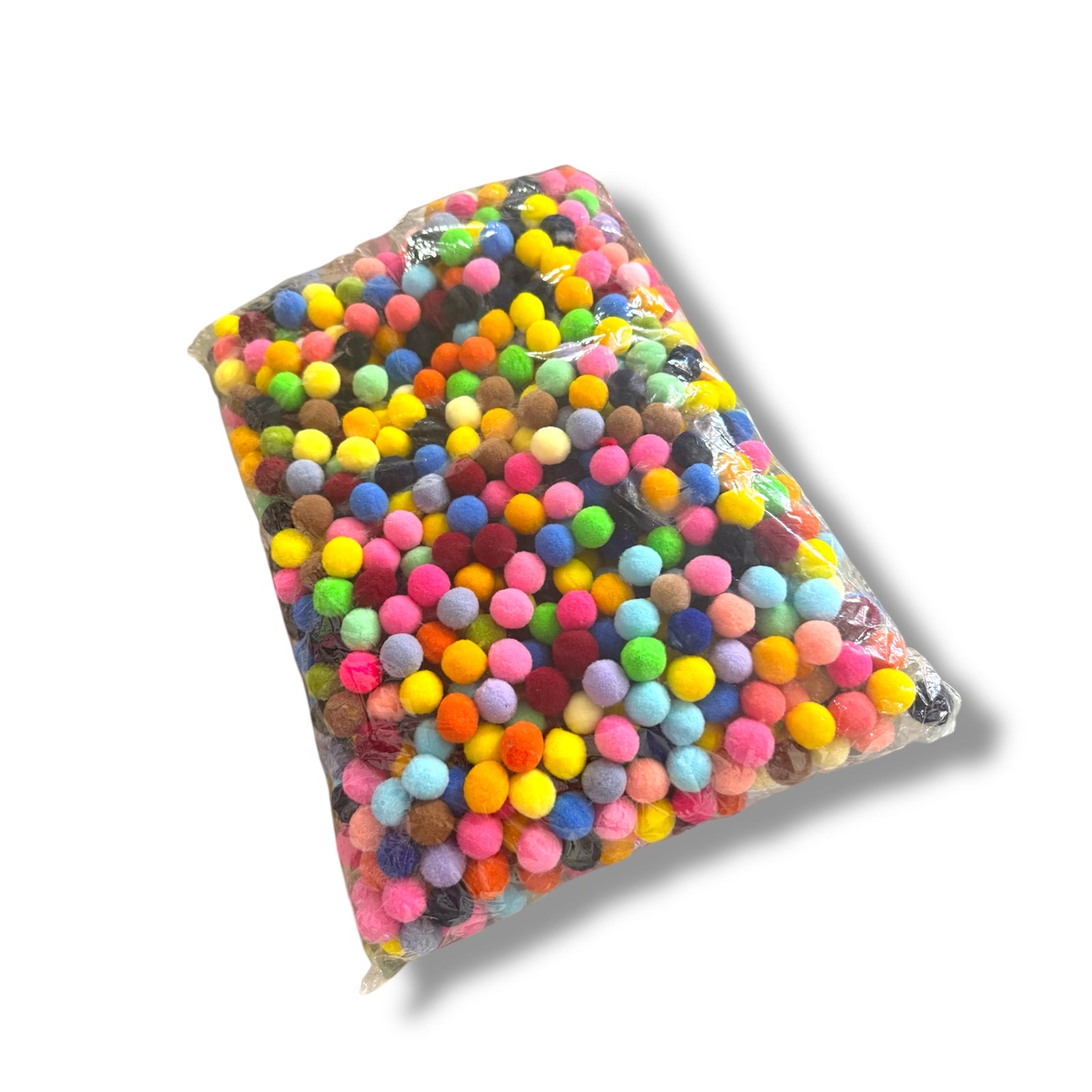 PAQUETE SURTIDO POMPONES DE 1000 Unidades 1.5cm