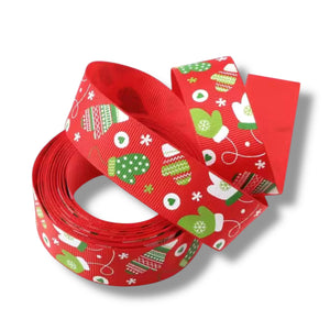 FAYA NAVIDAD GUANTES  2.5CM