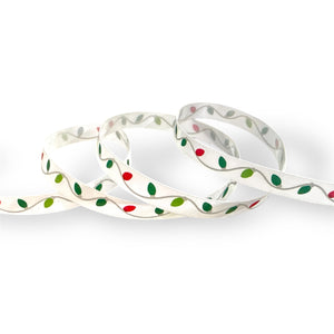 CINTA SATÍN ESTAMPADO NAVIDAD 9MM