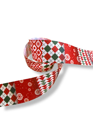 FAYA ESTAMPADA NAVIDAD 3.8CM