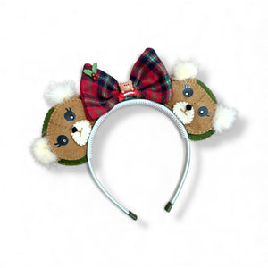 DIADEMA NAVIDEÑA OSO PEQ.