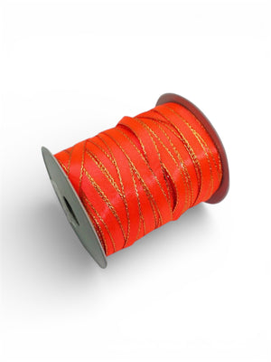 ROLLO RASO 7MM CON BORDE BRILLANTE C 100MT.