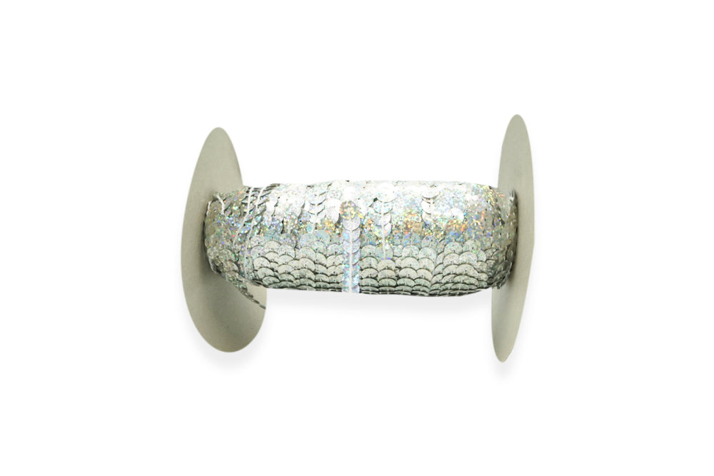 LENTEJUELA PLANA PLATA 8MM