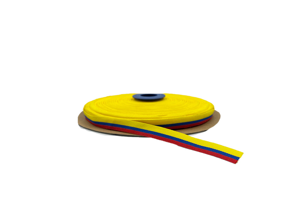 CINTA TRICOLOR COLOMBIA 1CM