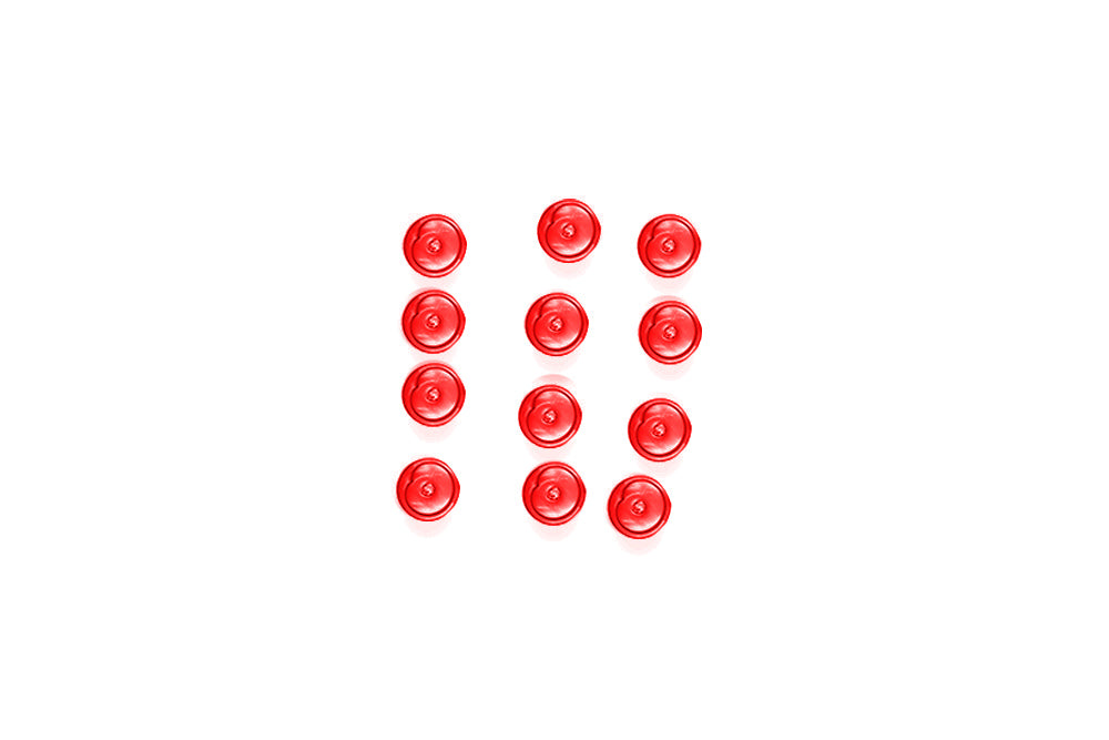 BOTÓN POLIESTER CORAZON 18L / DOCENA