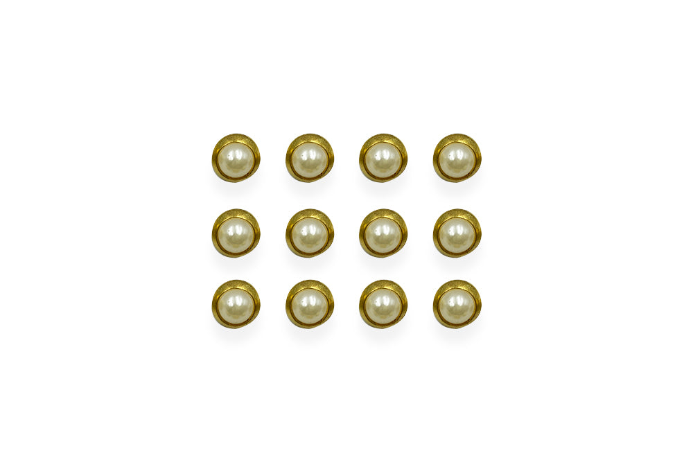 BOTÓN PERLA #6 / DOCENA