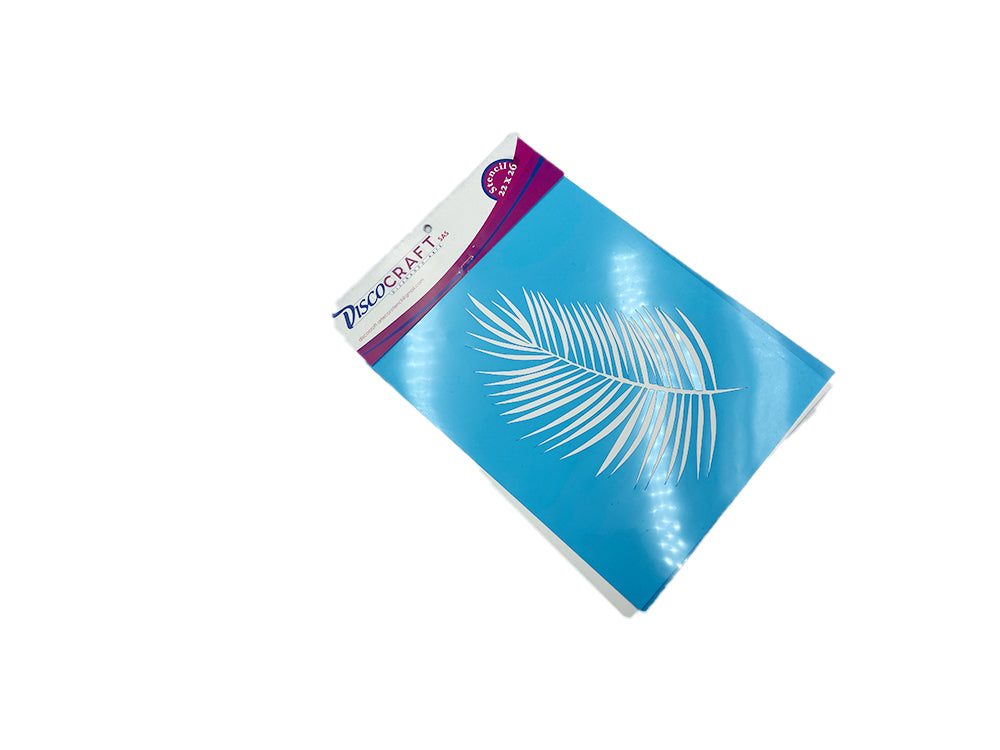 STENCIL PALMERA GRANDE 22X26CM