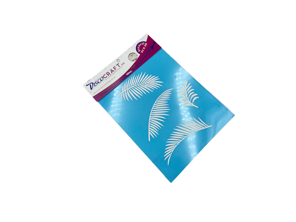 STENCIL PALMERAS PEQUEÑAS 22X26CM