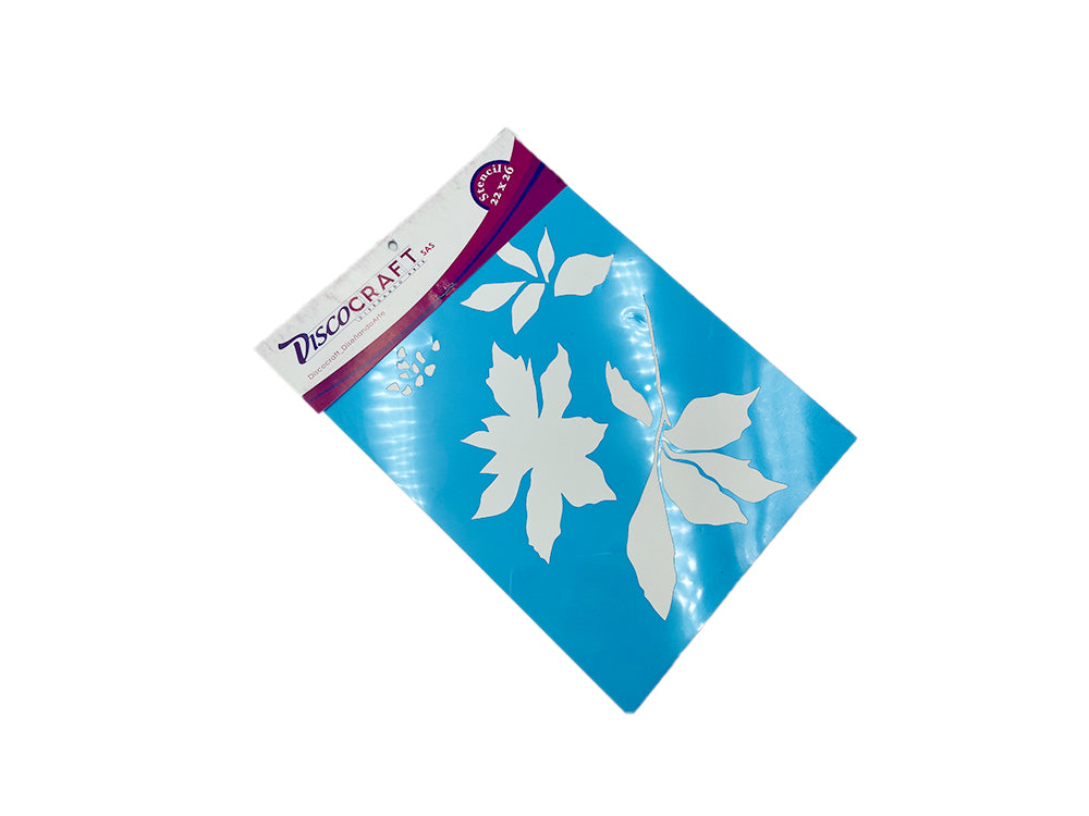 STENCIL FLOR PUNTAS 22X26CM