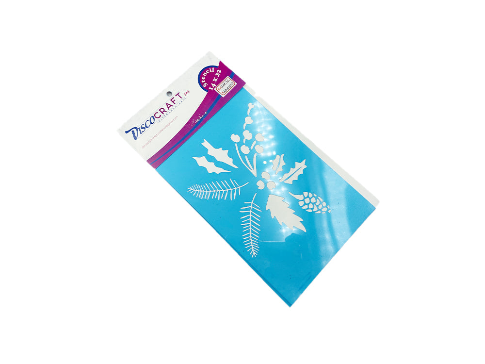 STENCIL NAVIDAD  14X22CM