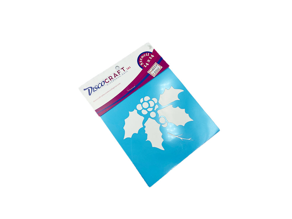 STENCIL NAVIDAD  14X14CM