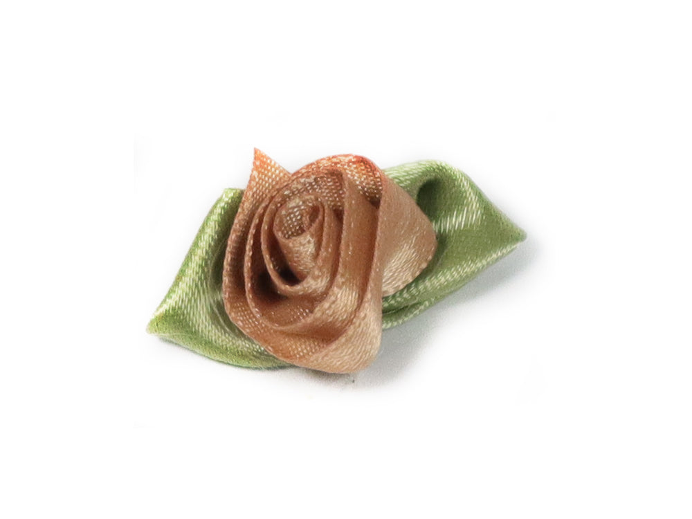 ROSA SATIN HOJA 3.5CM