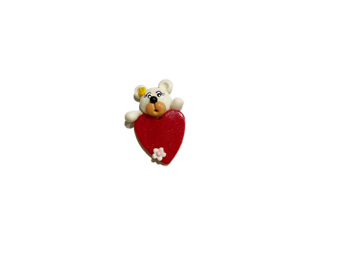 OSO CON CORAZON VARIADO 5CM