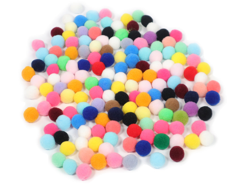 POM POM PAQUETE 20 UNIDADES 1 CM / MULTICOLOR