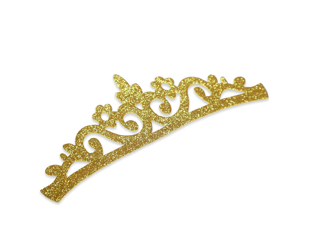 CORONA ESCARCHADA 17CM