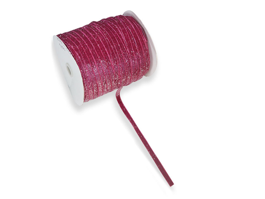 CINTA TERCIOPELO ACABADO PLATA 1CM