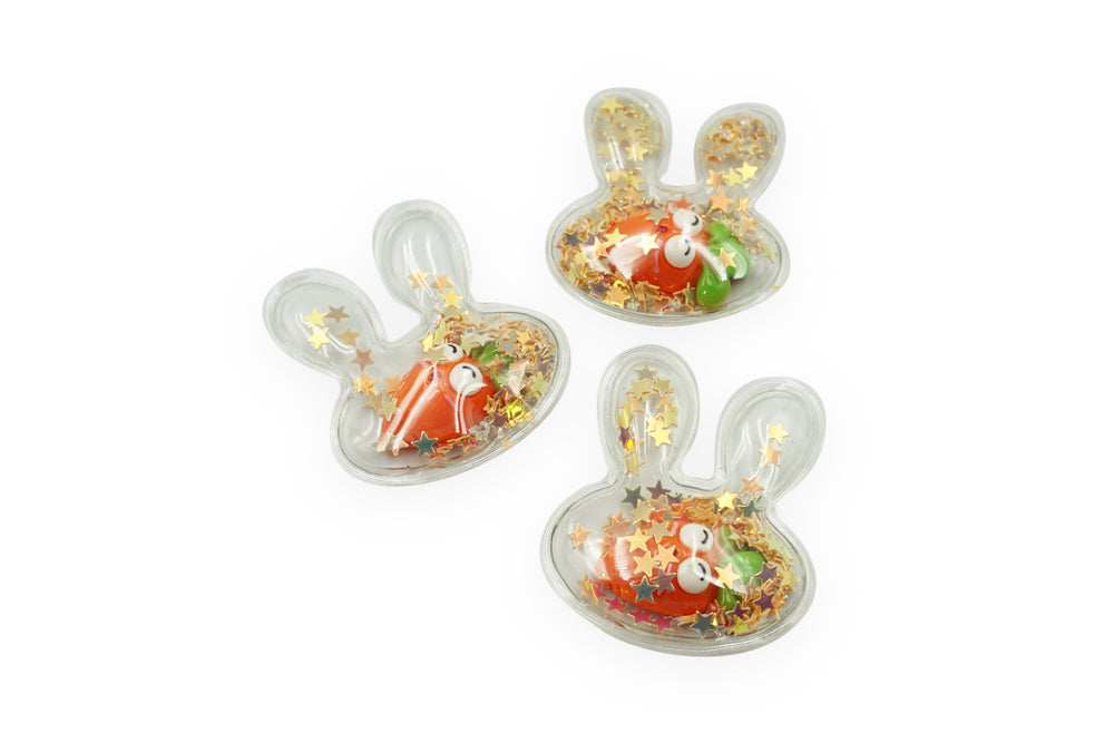 CONEJO PLASTICO CON ZANAHORIA 5.5CM