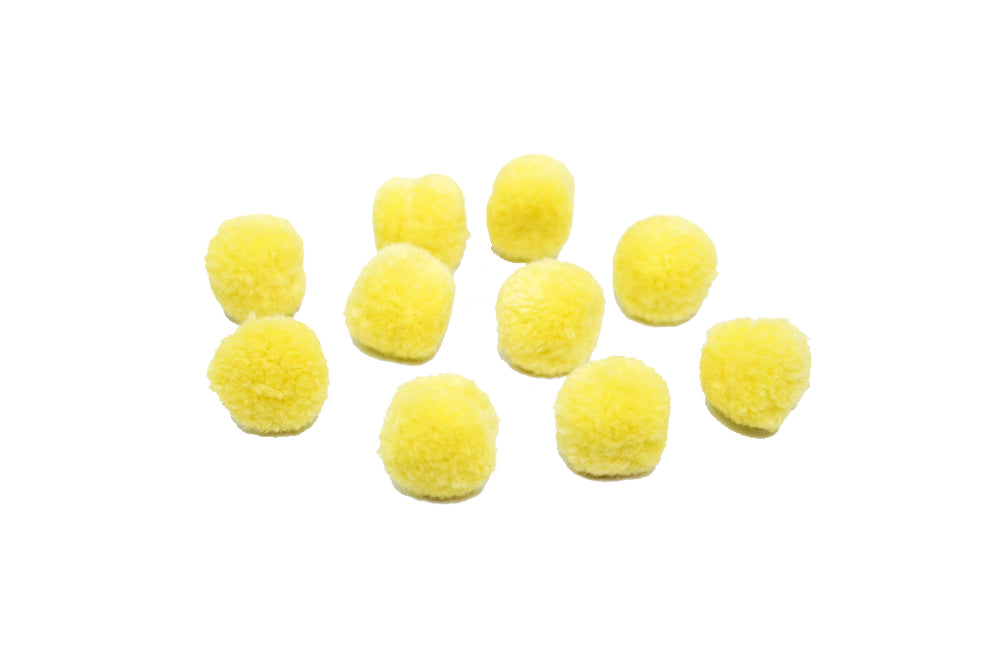 POM POM PELUCHE X 10 UNIDADES 1CM
