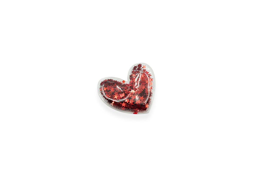 CORAZON PLASTICO ROJO 4.5CM