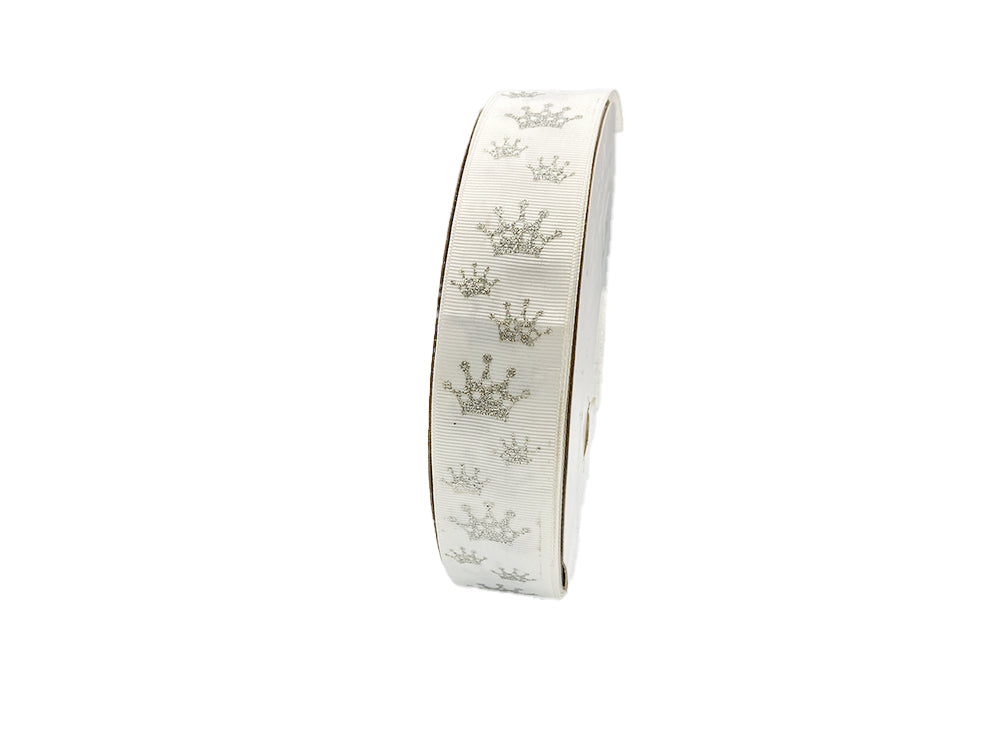 CINTA FAYA CORONA PLATA 4CM