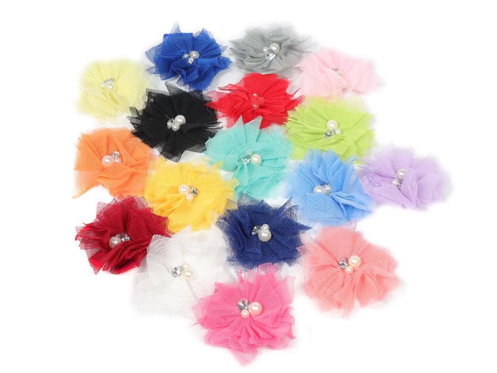 MINI FLORES TULL CENTRO 6.5CM