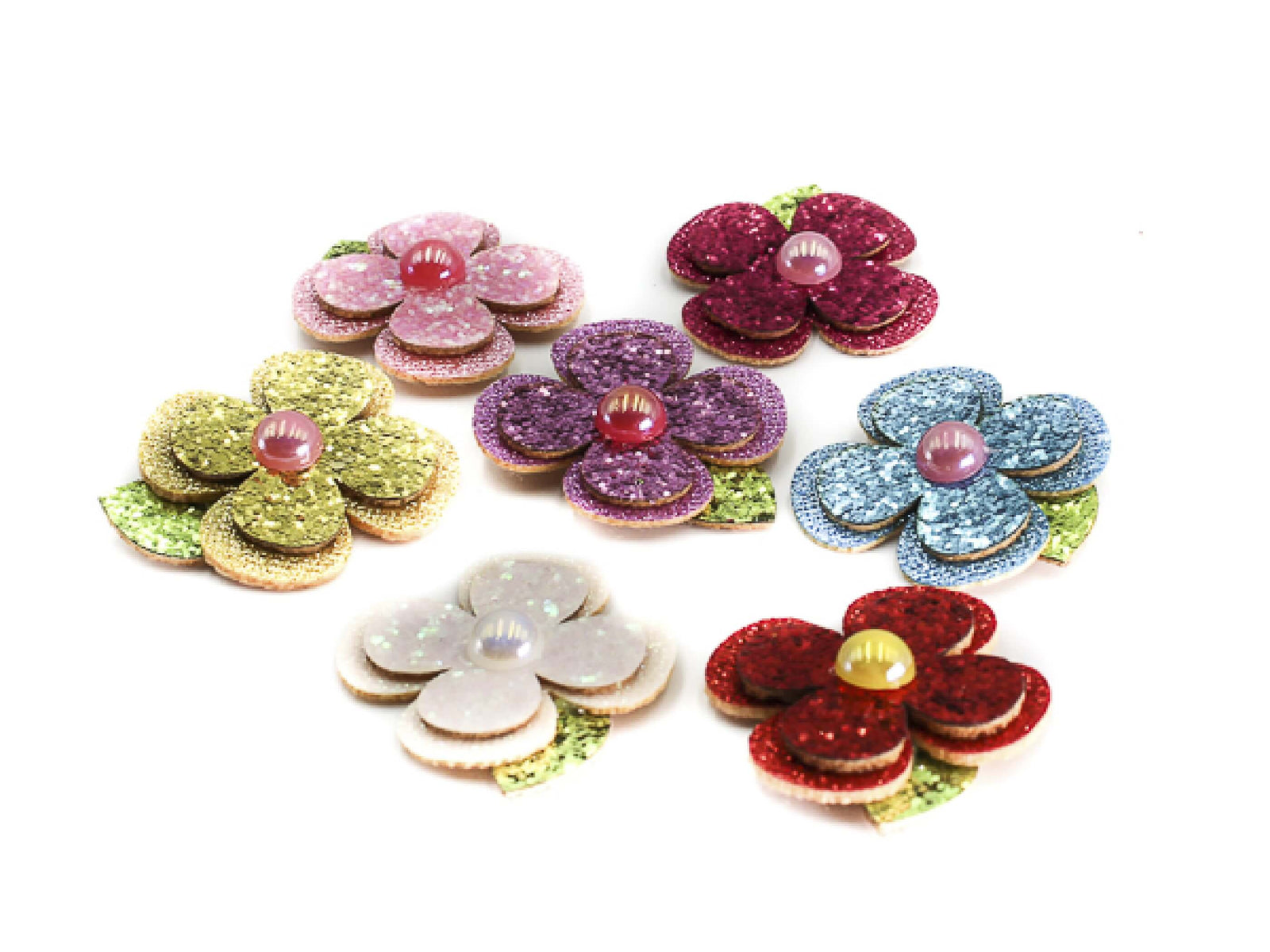 FLOR GLITTER 6CM