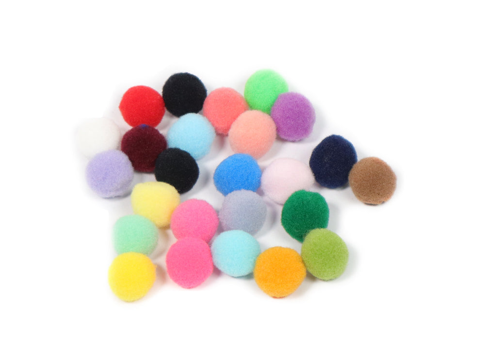 POM POM PAQUETE 20 UNIDADES 1.5CM / MULTICOLOR
