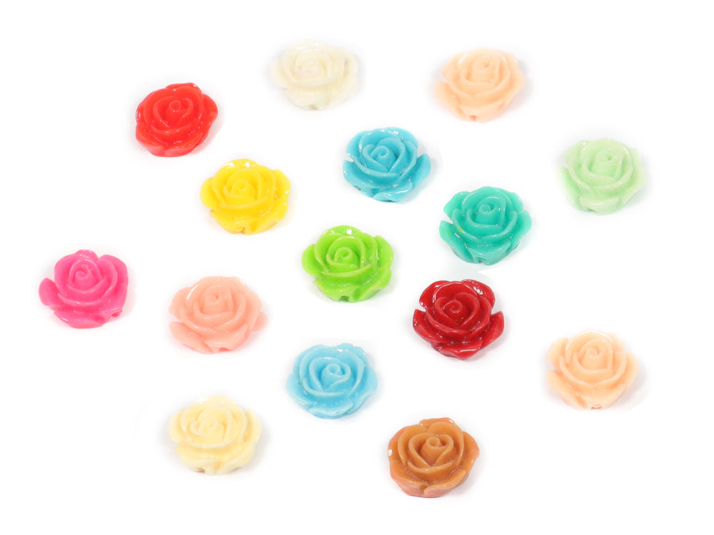 ROSA PASTA PEQUEÑA 1CM (DOCENA)