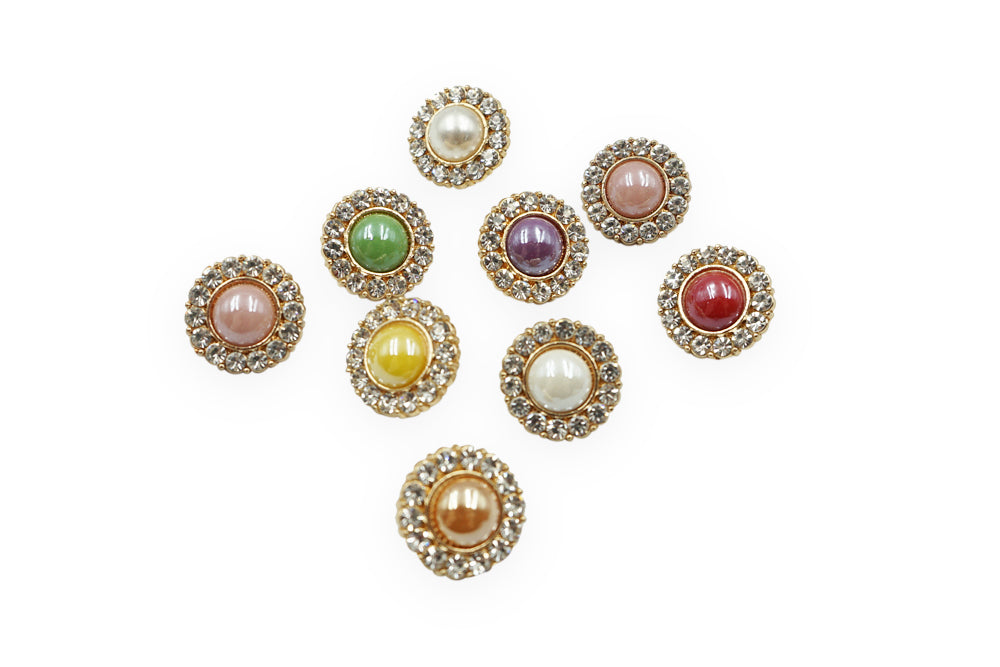 PERLA PEQUEÑA STRASS 1CM