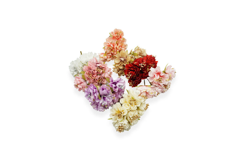 FLOR ARTIFICIAL  PISTILOS 3.5 CM