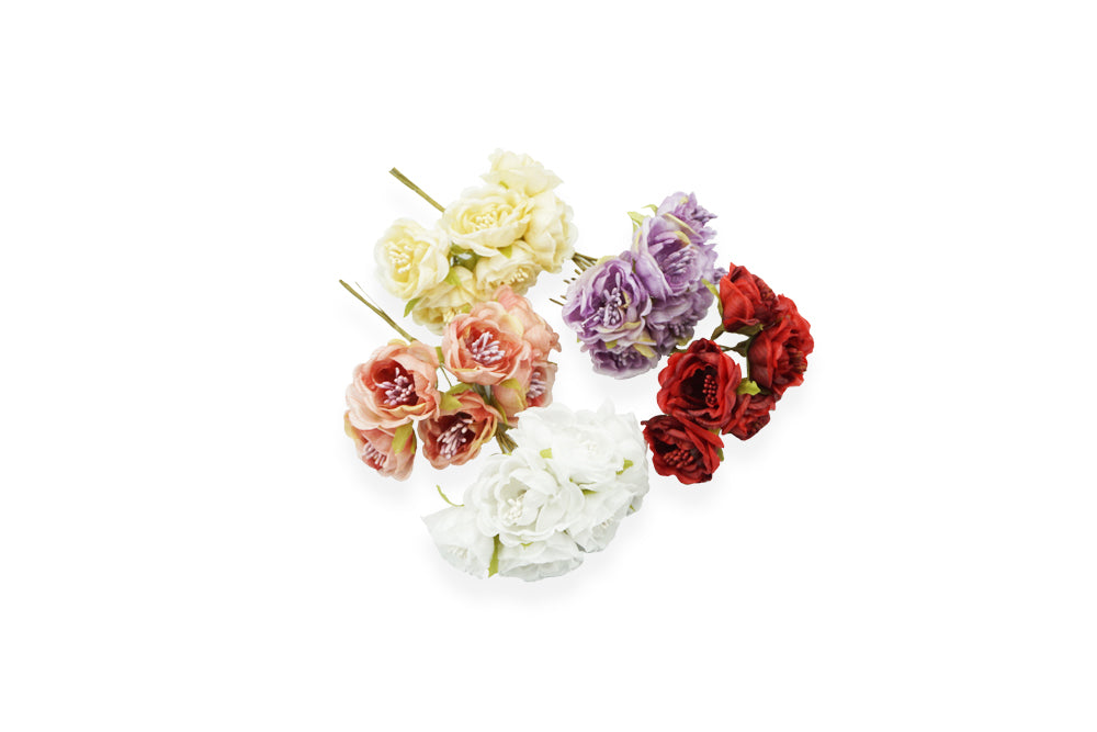 FLOR CAPULLO CON PISTILOS 3.5CM